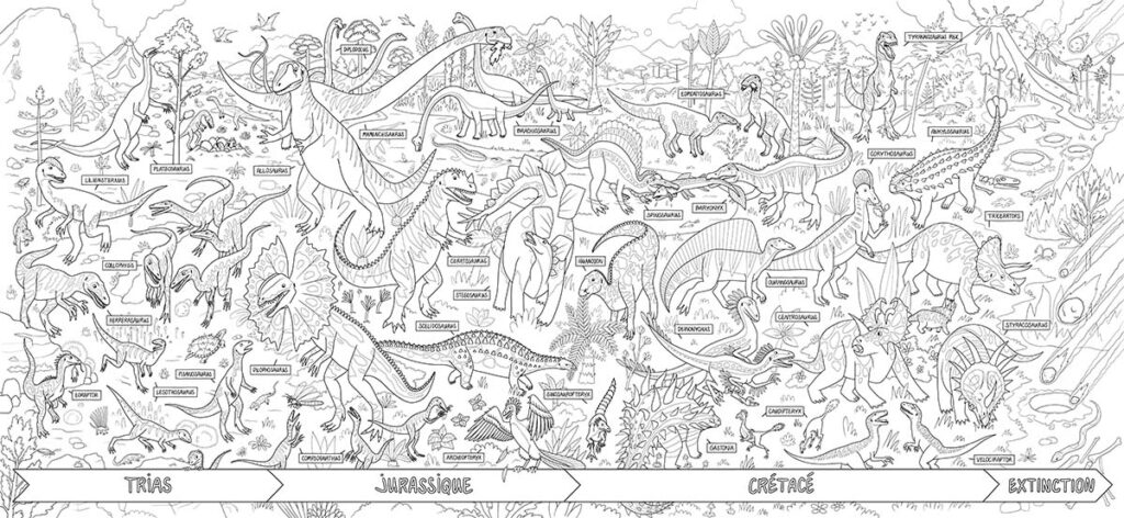 4-poster-coloriage-dinos