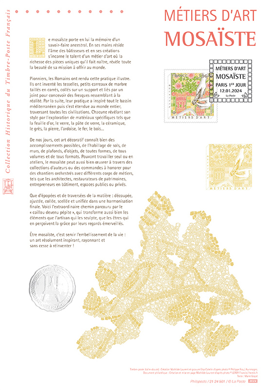 5-philatelie-document-phialtelique-Mosaiste